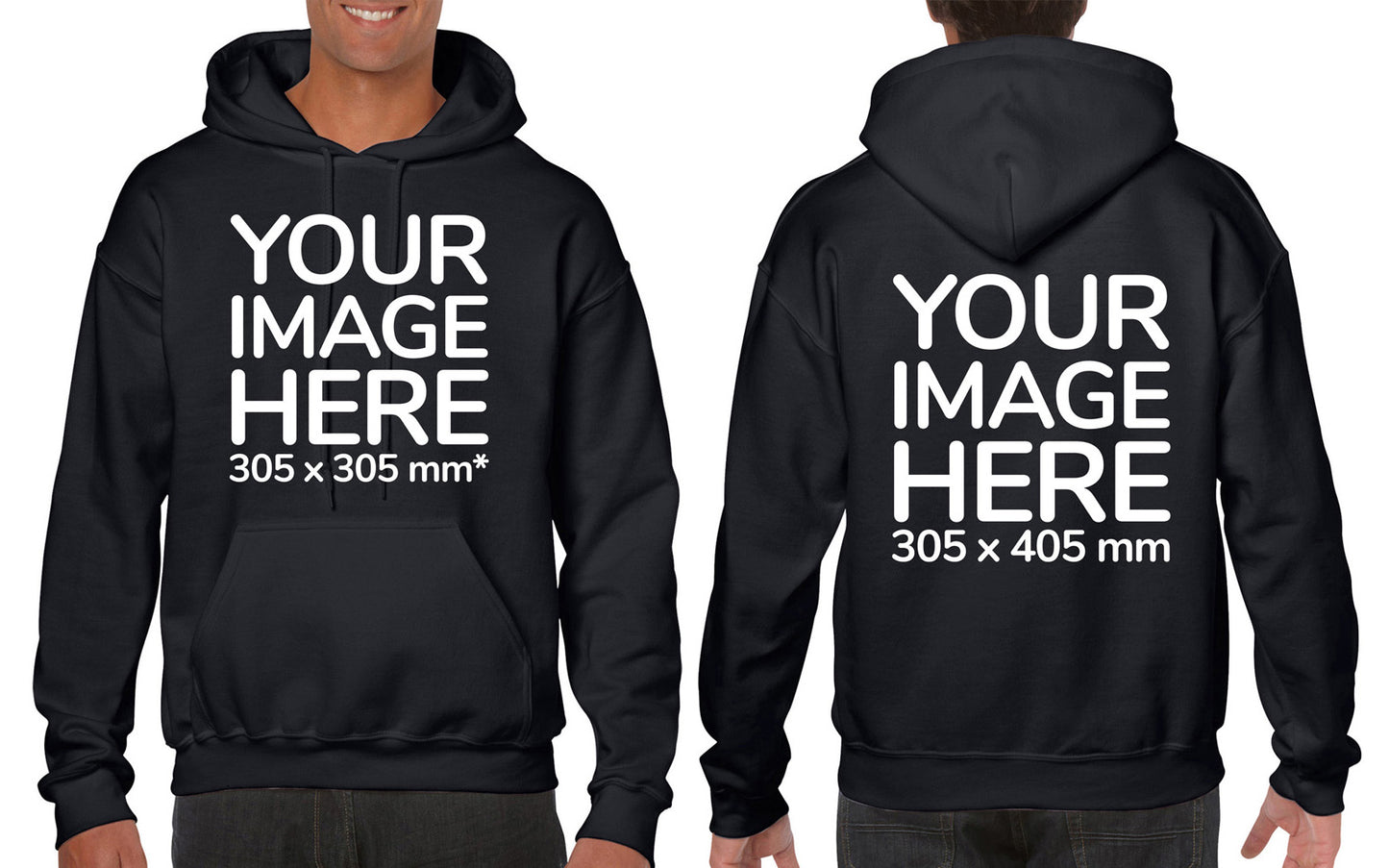 Adult Hoodie - Front and Back