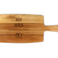Cheese Boards with Couple Name engraved