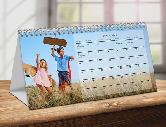 Personalised Desk Calendar - 2025 Calendars