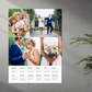Poster Calendar with customisable image area and 2025 calendar grid