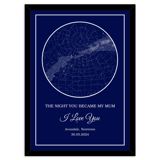 Star Map - Classic - Blue