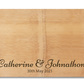 Chopping Board - Premium - Couple With Date