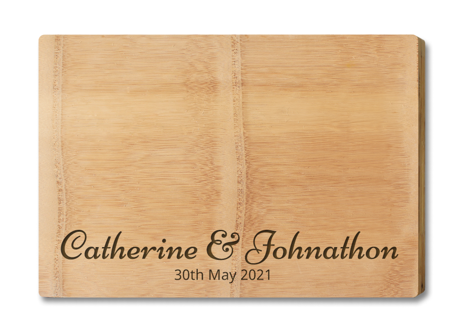 Chopping Board - Premium - Couple With Date