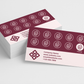 Simple business card printed on quality paper