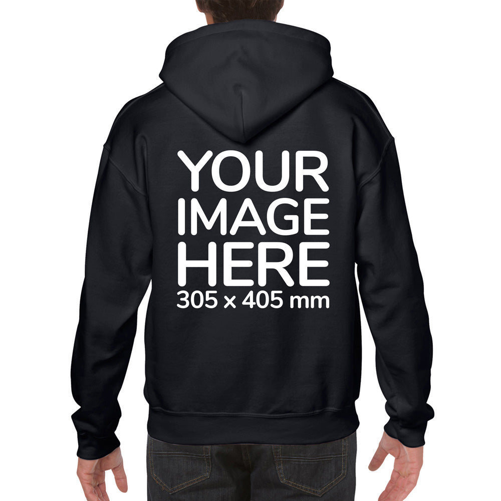 Custom Hoodies Design Your Own Adult Hoodie Back-side