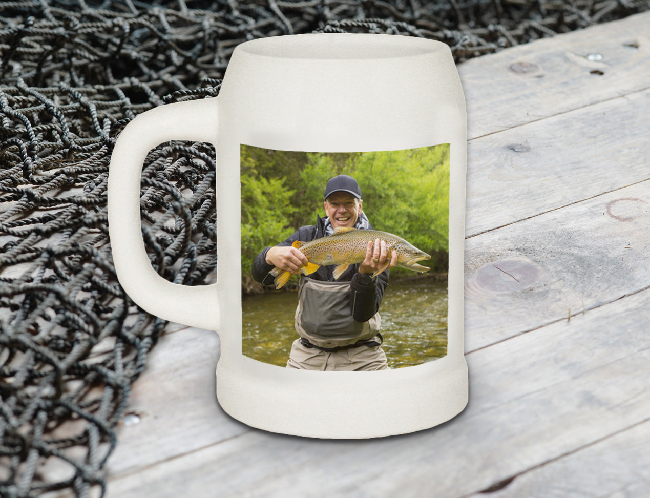 Custom Beer Stein with photo