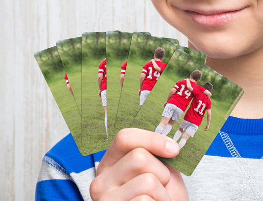 Custom Playing Cards with a personalised image on the back