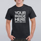 Custom Men's T-Shirt Black - Design Your Own